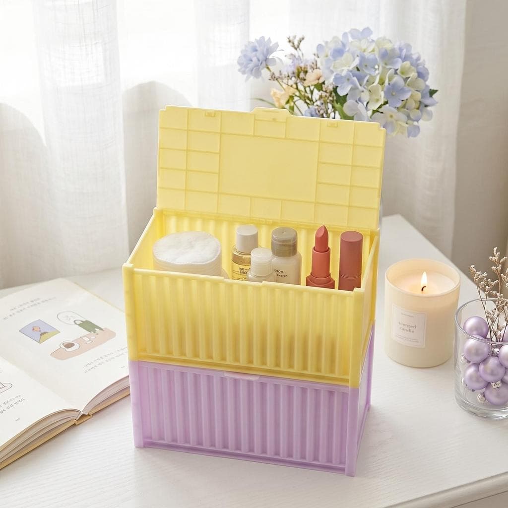 Macaron caixa de armazenamento de mesa tipo gaveta cosméticos organizar caixa de armazenamento mesa artigos de papelaria