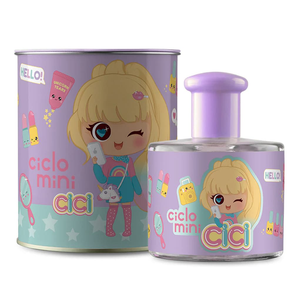 Cici Bela Deo Colônia Mini Ciclo Cosméticos 100ml
