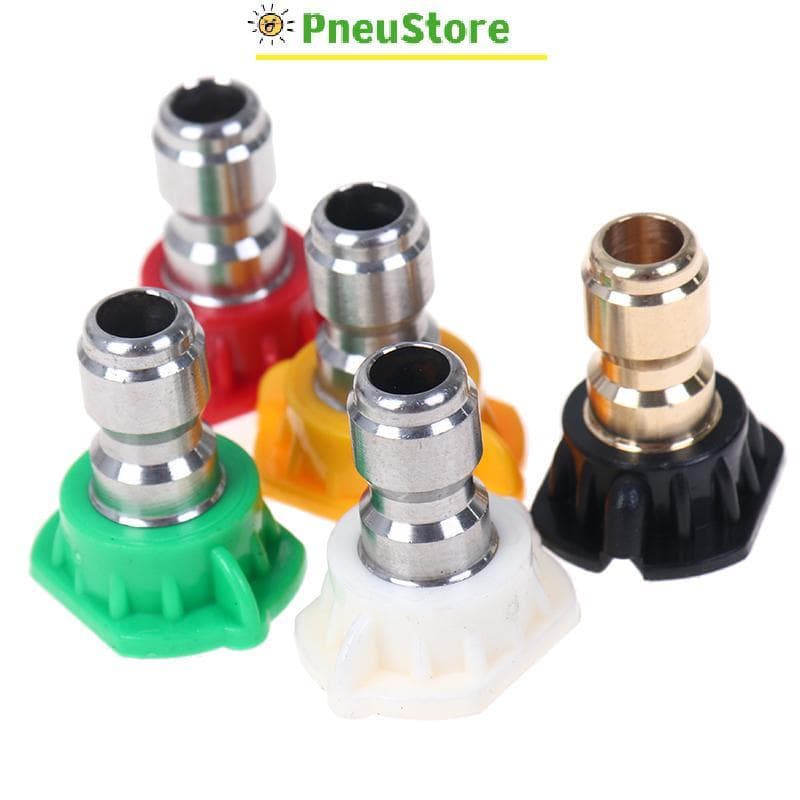 haostone 5 Peças De Bico De Lavadora De Alta Pressão , Pontas Qui 1/4 Connect Ferramentas tiu9