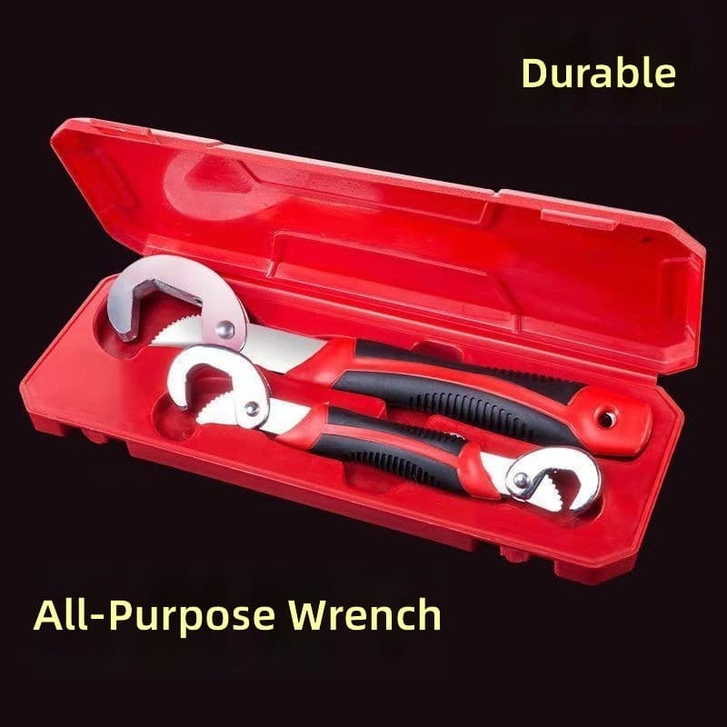 Conjunto de ferramentas de chave universal ajustável grande chave de extremidade aberta chave de tubulação universal Mul