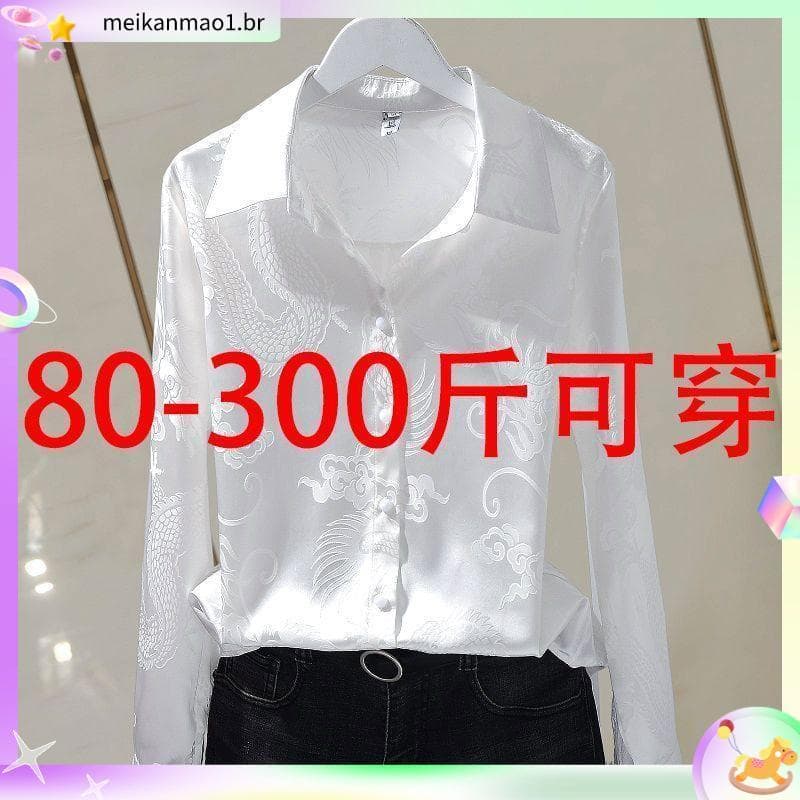 9556 Coleção de pessoas 2025 Camisa francesa de cetim de alta qualidade feminina primavera outono novo estilo moda camis