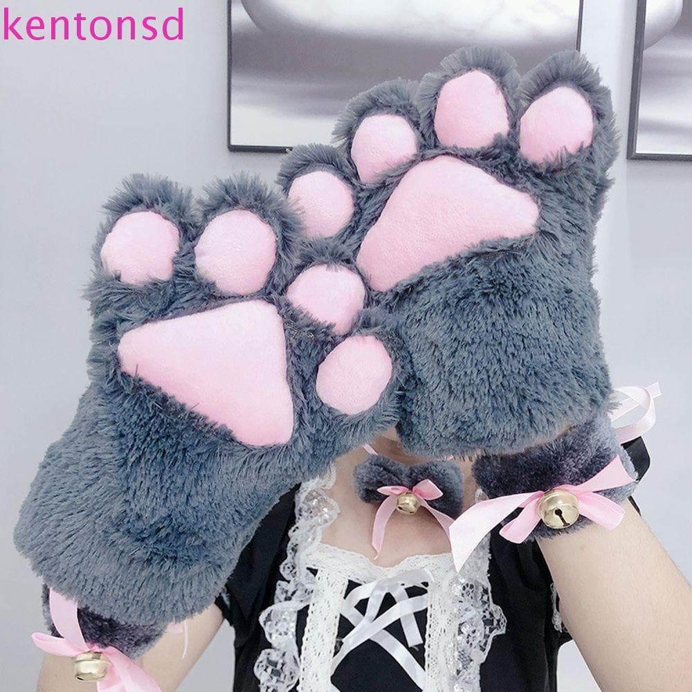 Novas luvas fofas em formato de pata de gato KENTONSD (modelo feminino) NW2N