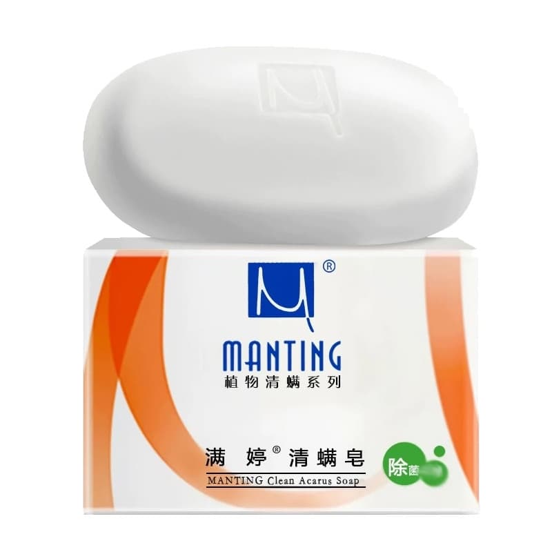 10 frete grátis sabonete Manting transparente para ácaros 100g sabonete desengordurante sabonete para lavagem facial sab