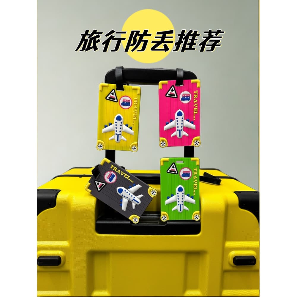 Sinal de bagagem novo estilo bonito dos desenhos animados Silicone bagagem remessa tag mala etiqueta de identificação An