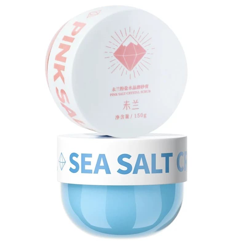 Weilan Sal Marinho Esfoliante Corporal Esfoliante Ácido de Frutas Sal de Banho Limpeza Profunda Hidratante vc Esfoliante