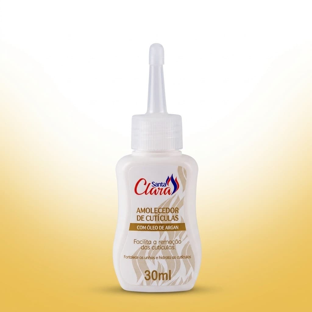 Amolecedor de Cutículas com Óleo de Argan Santa Clara 100ml Hidratação