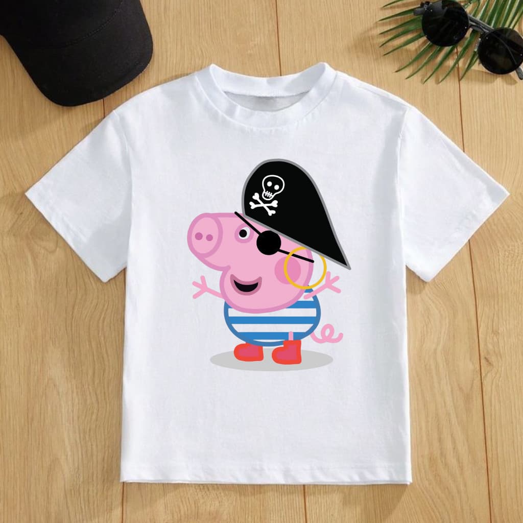 Camiseta camisa blusa tshirt peppa pig george escolar menina menino em alta moda infantil juvenil 100% Algodão Crianças