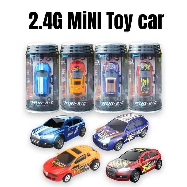 Mini Controle Remoto Sem Fio Elétrico Infantil 2.4G Pode Corrida Modelo Menino Deriva Carro De Brinquedo