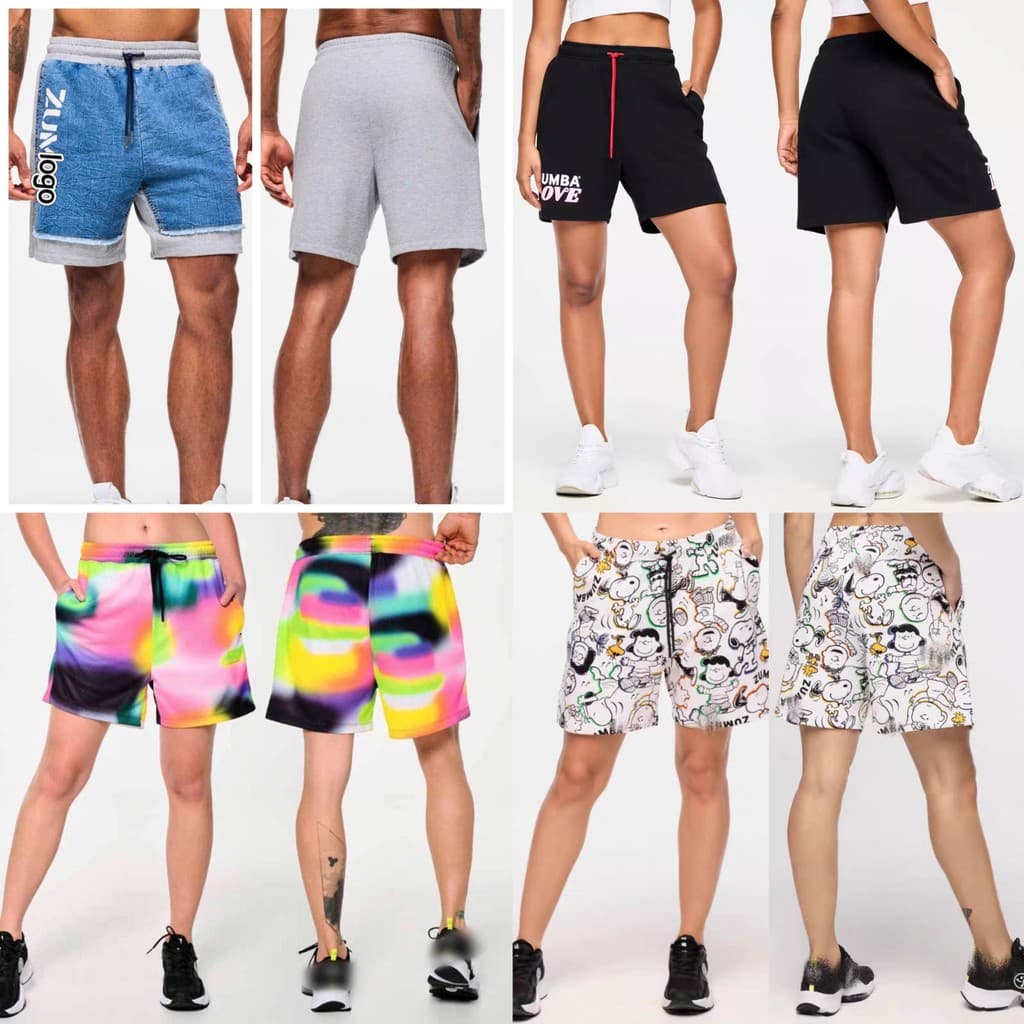 ZW masculino feminino Shorts calças quentes de secagem rápida calças de dança esportiva outono novo estilo 2024 novo est