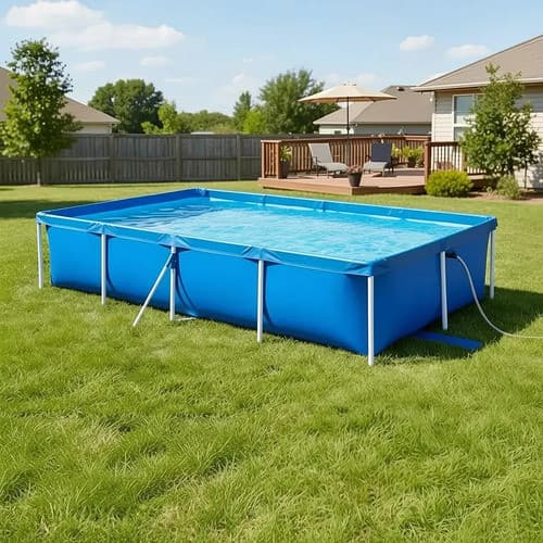 Piscina 3000 Litros Infantil Mor Criança Pvc Grande Familia Azul