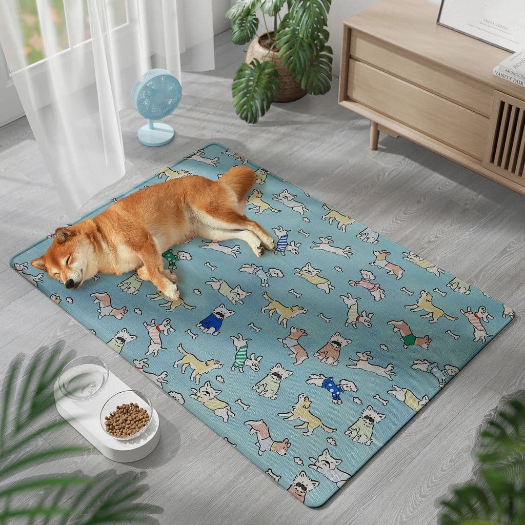 Almofada de gelo para animais de estimação, ninho legal, verão, Shiba Inu, prevenção de insolação, colchão de gelo, gato