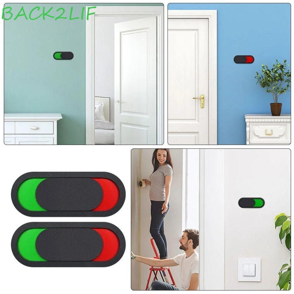 Placa De Sinalização Ocupada Vago Da Porta Do Vaso Sanitário BACK2LIF , Controle Deslizante De 10 * 4 Cm Aberto Não Pert