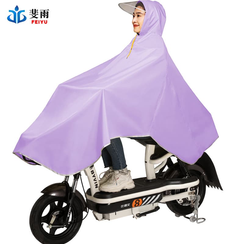 Capa de chuva para bicicleta pequena bicicleta elétrica adulto masculino feminino estudante moda única aba grande bateri