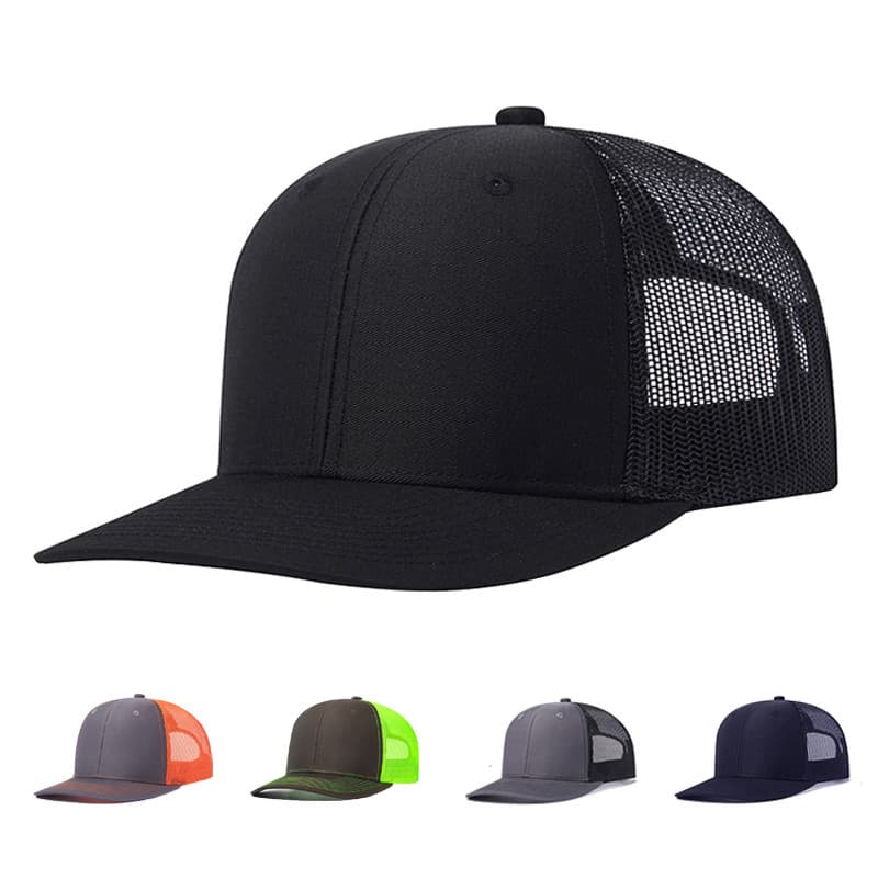 Chapéu de caminhão com aba ligeiramente curvada, chapéu masculino para áreas externas, montanhismo, pesca, Richardson, c