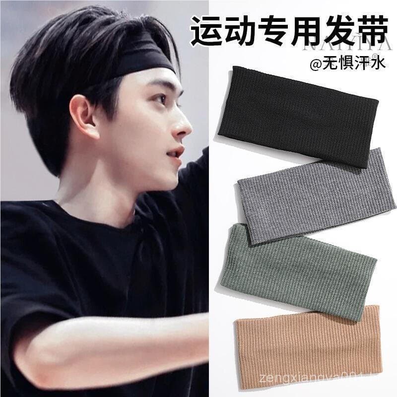 Fitness basquete bandana masculino na moda esportes suor-absorvente meninos antitranspirante futebol bandana correndo He