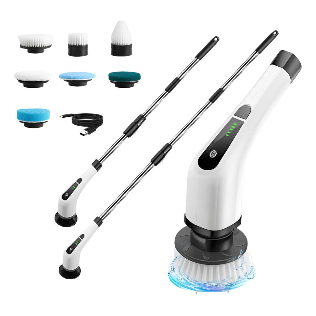 Escova Elétrica de Limpeza Multifuncional JY-6010 – 25W 9 em 1
