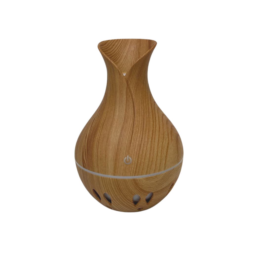 Umidificador Difusor Ultrassônico Aromatizador Vaso Gotas 300ml Óleos Essenciais Aromaterapia Ambiente Casa Escritório