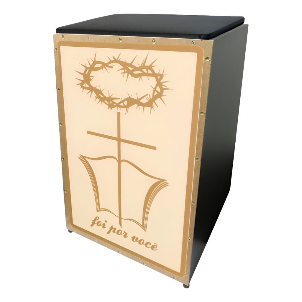 Cajón De Percussão  Jaguar K2 Pro Cor - 030 - Foi Por Você