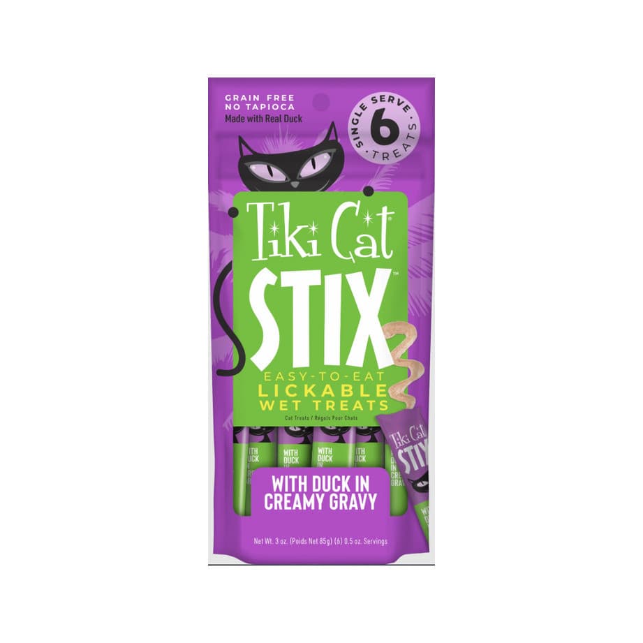 TIKI CAT STIX PATO AO MOLHO 6 SACHES