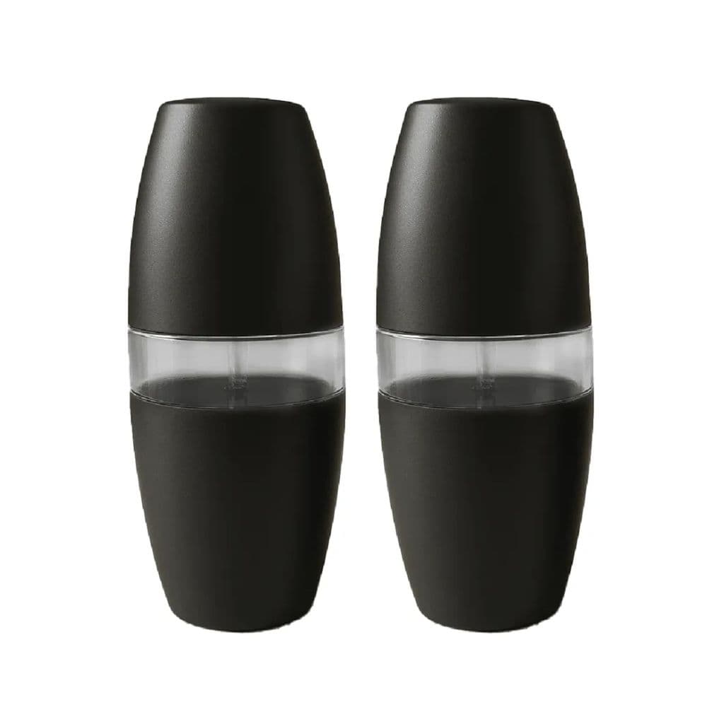 Kit 2 Porta Escova de Dentes Preto Plástico Resistente para Banheiro