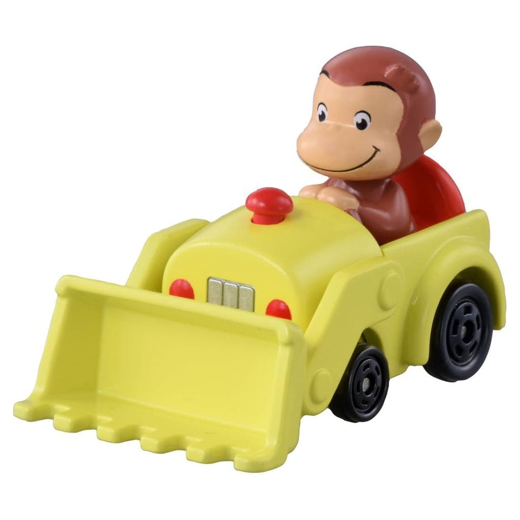 【IMPORTANTE: ENTREGA 20+ DIAS】Takara Tomy Tomica Dream Tomica No. 162 Curious George Miniature Car Toy para crianças de