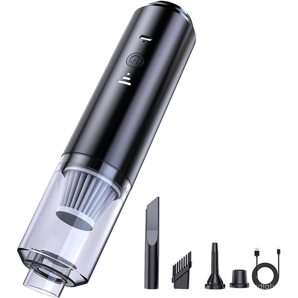 Aspirador de Pó Portátil Sem Fio - Mini Aspirador Recarregável para Teclado, Carro, Casa, Escritório, Remoção de Cabelo,