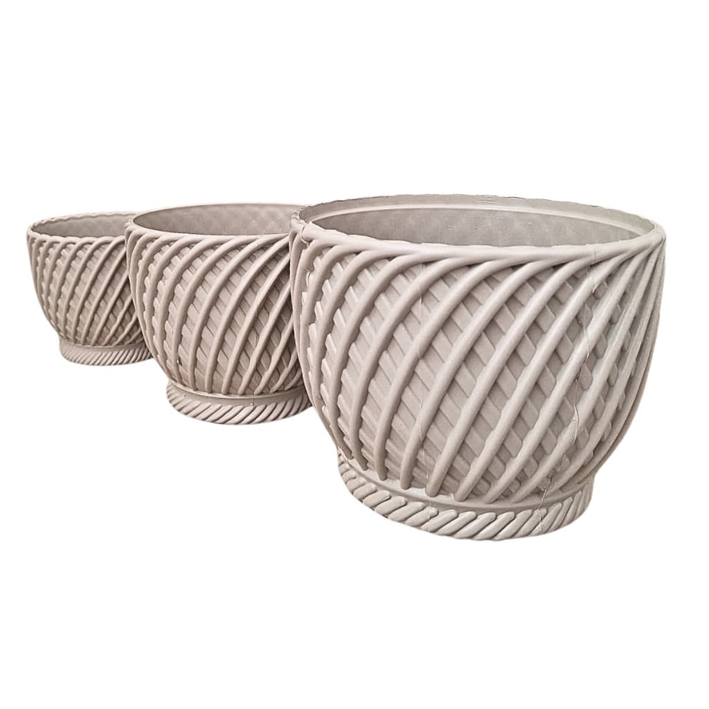 Conjunto Cachepot Decorativo p/ Vasos Plantas " P / M / G" comportam os potes tamanho 11, 13, 15. Dia das Mães