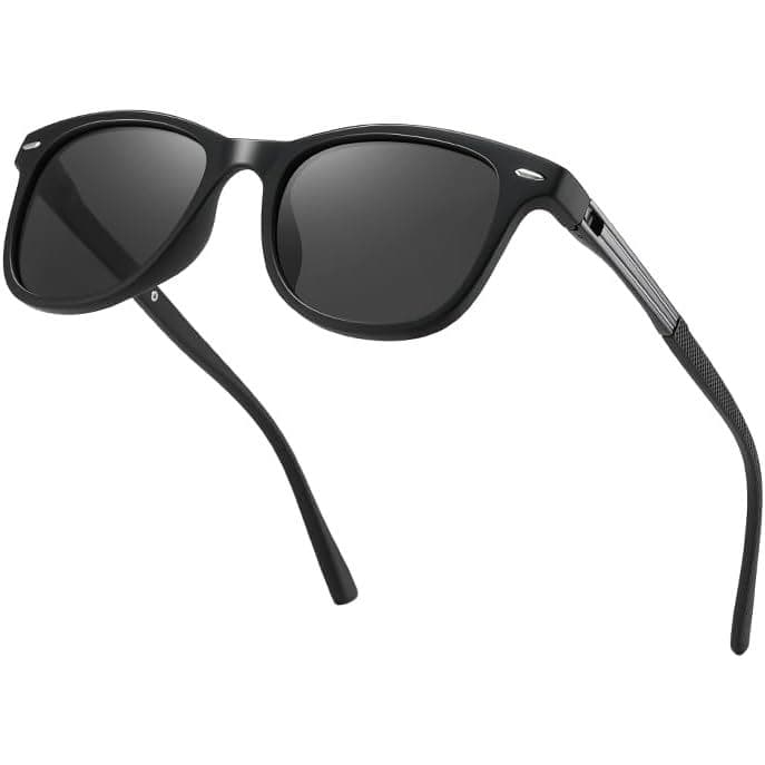 Óculos de Sol Polarizados Kimorn para Homens e Mulheres, Estilo Retangular, Óculos de Sol Vintage U8PY