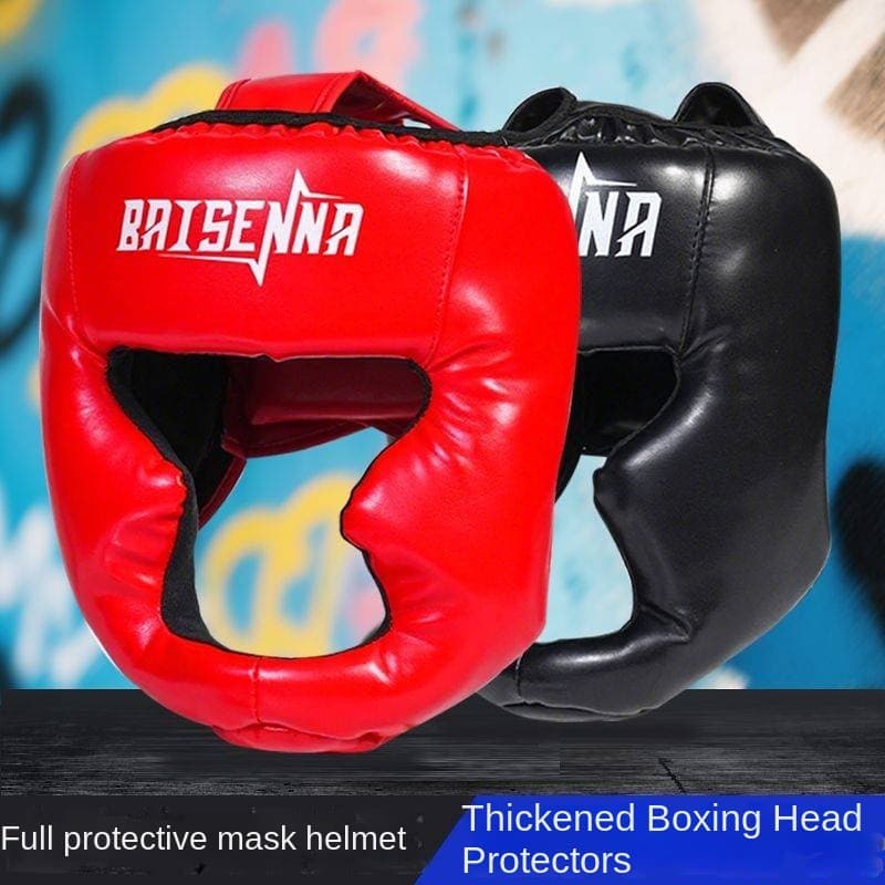 Capacete de boxe para crianças adultas, treinamento de combate, rosto de macaco, Taekwondo