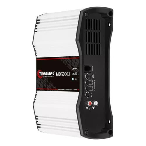 Módulo Digital 2 Ohms Mono Taramps Md-1200.1 Com Bass Boost Branco