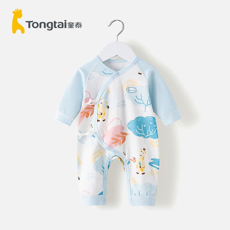 Tongtai roupas de bebê recém-nascido macacão primavera outono recém-nascido monge roupas de algodão puro primavera roupa