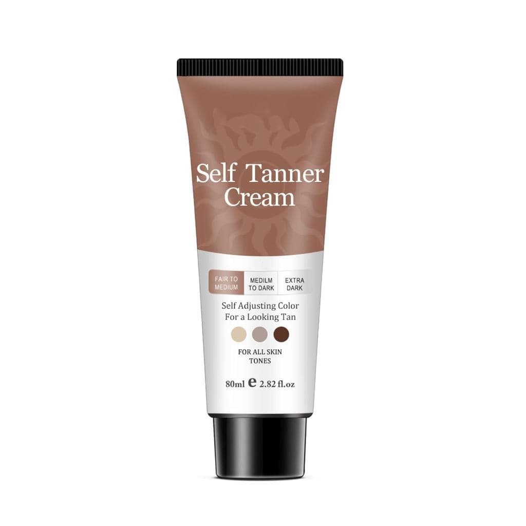 Creme Autobronzeador, Fórmula à Base de Plantas, Cor Autoajustável para Todos os Tons, Sem Manchas, Desenvolve Gradualme