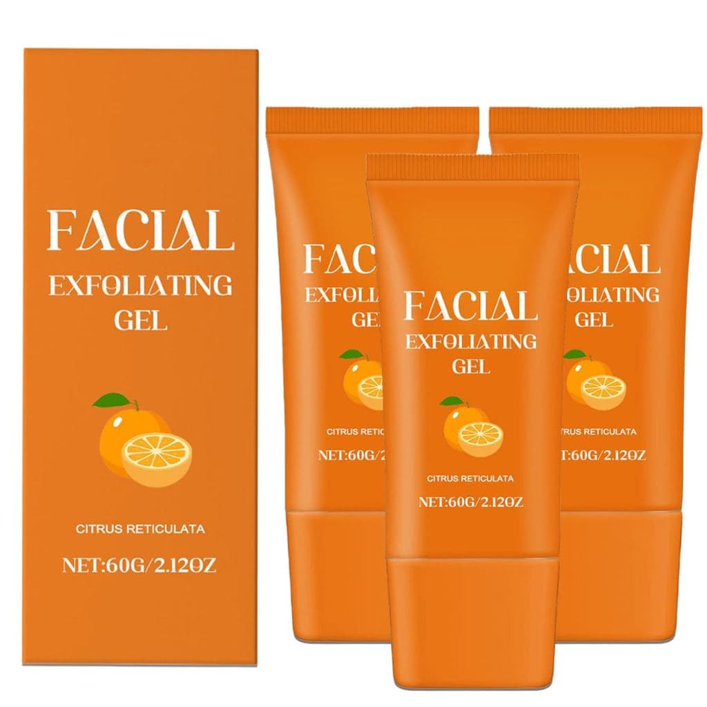 Gel Esfoliante Facial, Gel Esfoliante Purificante, Esfoliante Hidratante de Limpeza Profunda com Extrato Natural de Lara