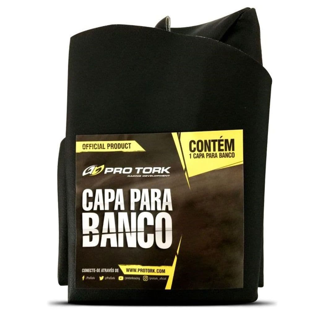 Capa De Banco Pro Tork Modelo Compatível com Cg Fan Titan Cg Start Cargo Resistente