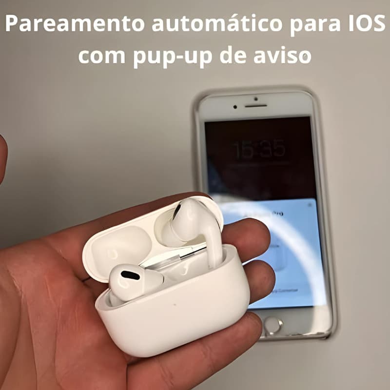 Fone Sem Fio Bluetooth com Microfone Áudio Espacial Isolamento de Som Ultima Geração
