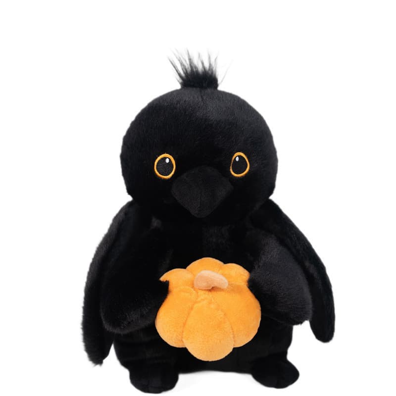 Halloween corvo abraço abóbora diversão boneca série boneca de pelúcia engraçado feriado atmosfera decoração brinquedo