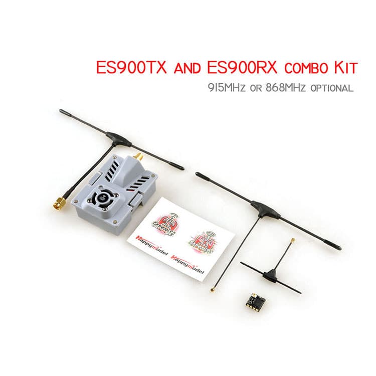 Cabeça de alta frequência ELRS de alta potência de 1 W 915 MHz ES900TX/ES900RXFPV através do controle remoto da máquina