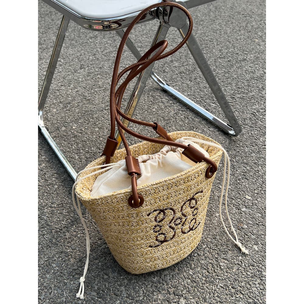 bolsa transversal feminino bolsa feminina Nicho francês estilo ocidental saco de palha feminino 2026 verão novo estilo A