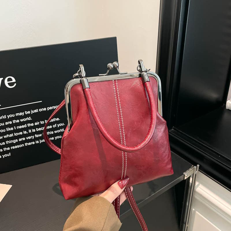 High-End bolsa feminina 2026 novo estilo moda Retro ombro mensageiro saco do telefone móvel