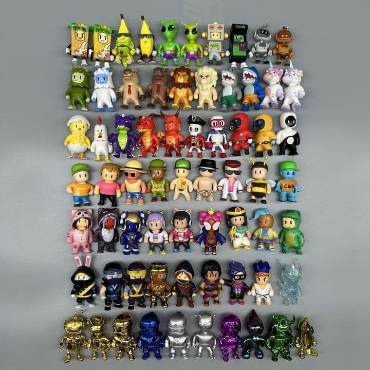 US American Stumble Guys  Doll Toy Garage Kit Coleção Brawl Decoração Toy Gift