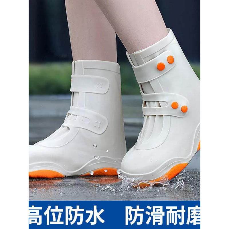 Capa para bota de chuva espessada, resistente ao desgaste, à prova d'água, antiderrapante, botas de chuva, homens, mulhe