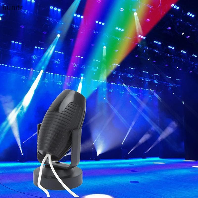 [hundr] 1Pc RGB LED Refletor De Palco 360 Graus Para Festa De Casamento Atmosfera Lâmpada De Feixe