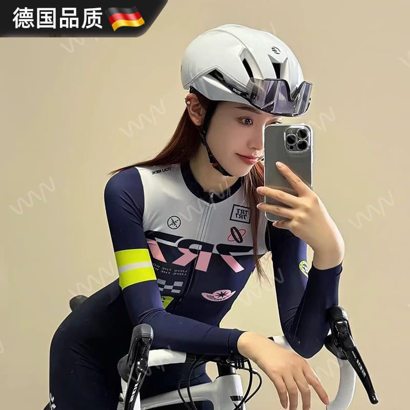Alemão novo estilo verão camisa de ciclismo de manga comprida bicicleta de estrada protetor solar ciclismo competição su