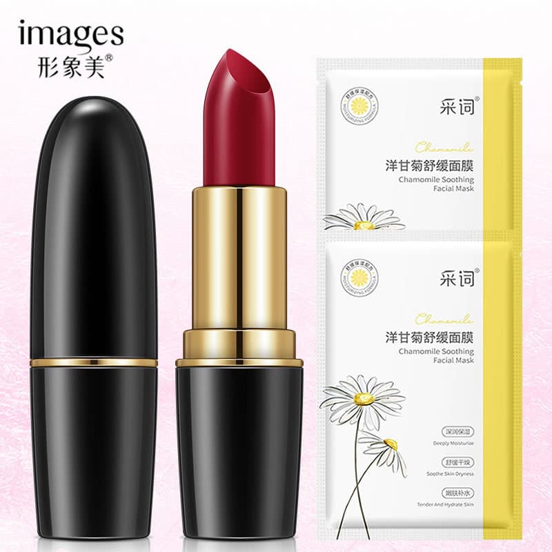 Linda imagem charme colorido deslumbrante cor cristal hidratante batom 3.5g hidratante não desbotamento copo antiaderent