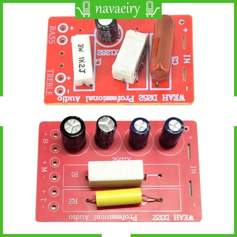 nava Alto-Falante 2 Vias 3 Divisor Frequência Filtros Crossover Graves Agudos 80W