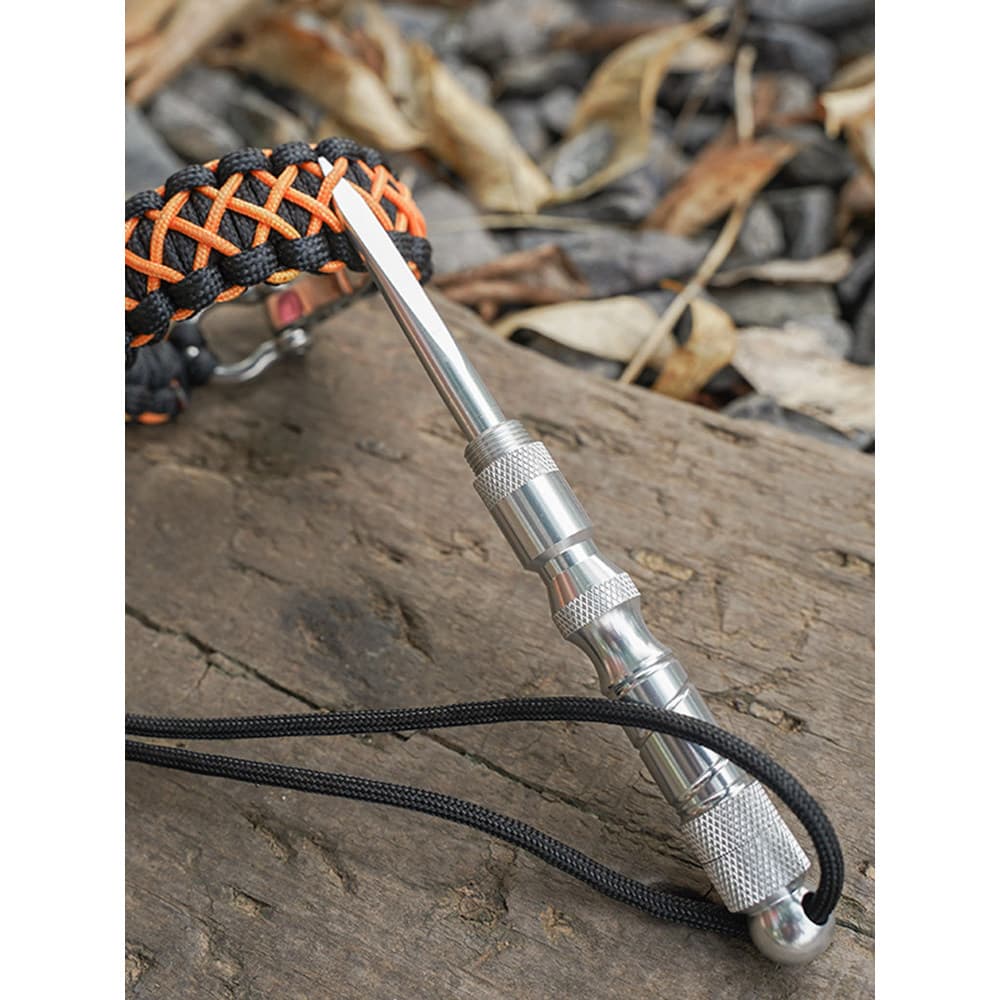 Marlin prego guarda-chuva corda agulha conjunto ao ar livre multifuncional aço inoxidável DIY pulseira tricô agulha ferr