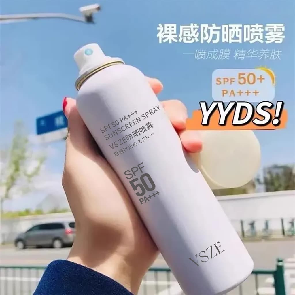 Spray protetor solar à prova d'água, Anti-ultravioleta, refrescante, não gorduroso, abertura de treinamento militar, pro