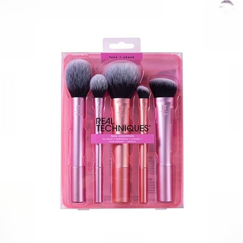 RT Real-Techniques 5 Peças Conjunto De Escovas De Maquiagem/BLUSH/Contorno Do Nariz/Somberament