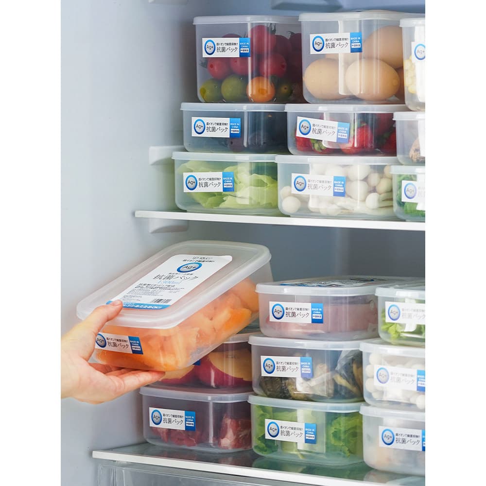 Caixa de armazenamento selada de qualidade alimentar para geladeira, lancheira de plástico estilo japonês, caixa especia