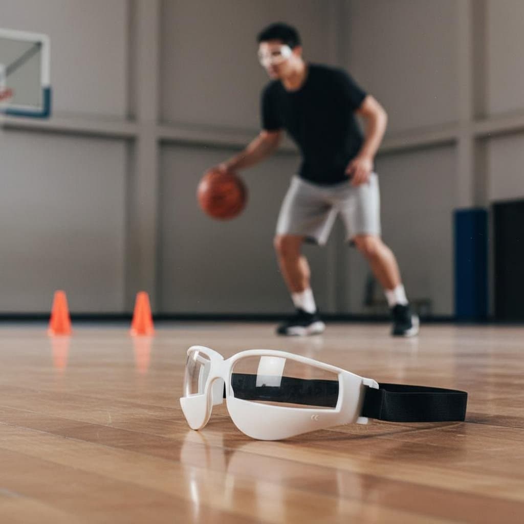 Óculos Anti-Cabeça De Ajuste Confortável De Drible De Basquete Leves Portáteis Para Iniciantes